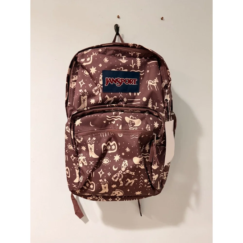JanSport Specialty Large Pack 1 Backpack Mahogany Haze Cream Western JS0A897UA0T